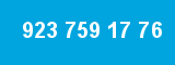 923 759 17 76 923 759 17 76